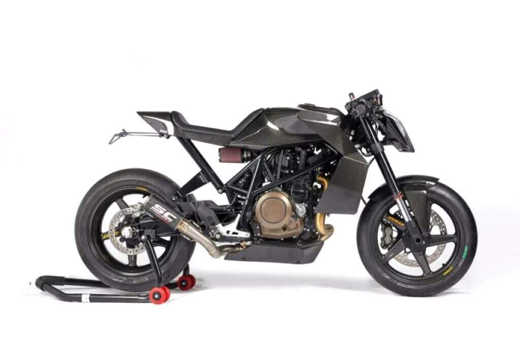 Husqvarna Vitpilen 701 de Charles Leclerc é vendida em leilão como uma peça de colecionador