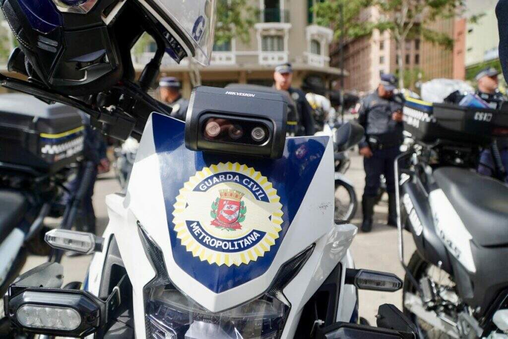Motos das polícias de SP terão câmeras com reconhecimento de placas