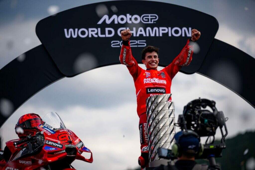 Marc Márquez conquista título da MotoGP 2025 com a Ducati