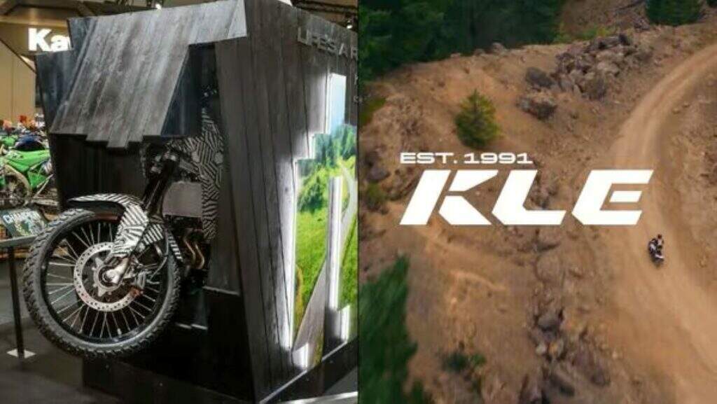 Kawasaki publica teaser de nova moto aventureira. Será uma nova KLE?