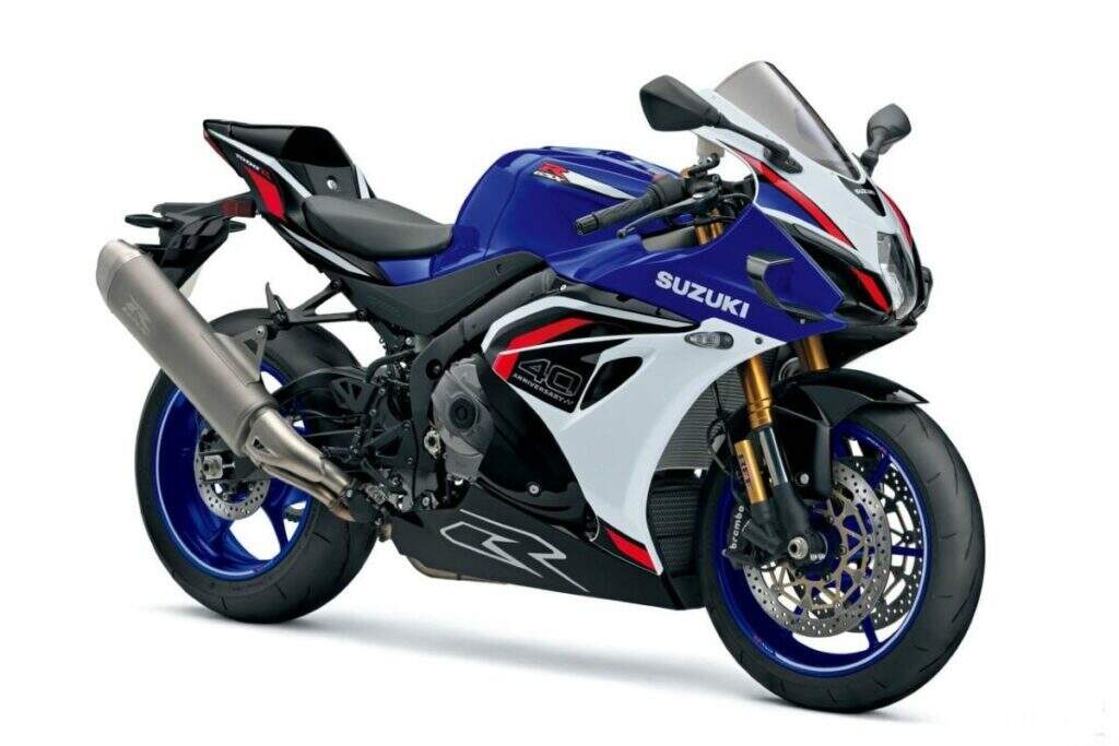 Suzuki GSX-R1000 40º aniversário ganha motor redesenhado de 195 cv e winglets de carbono