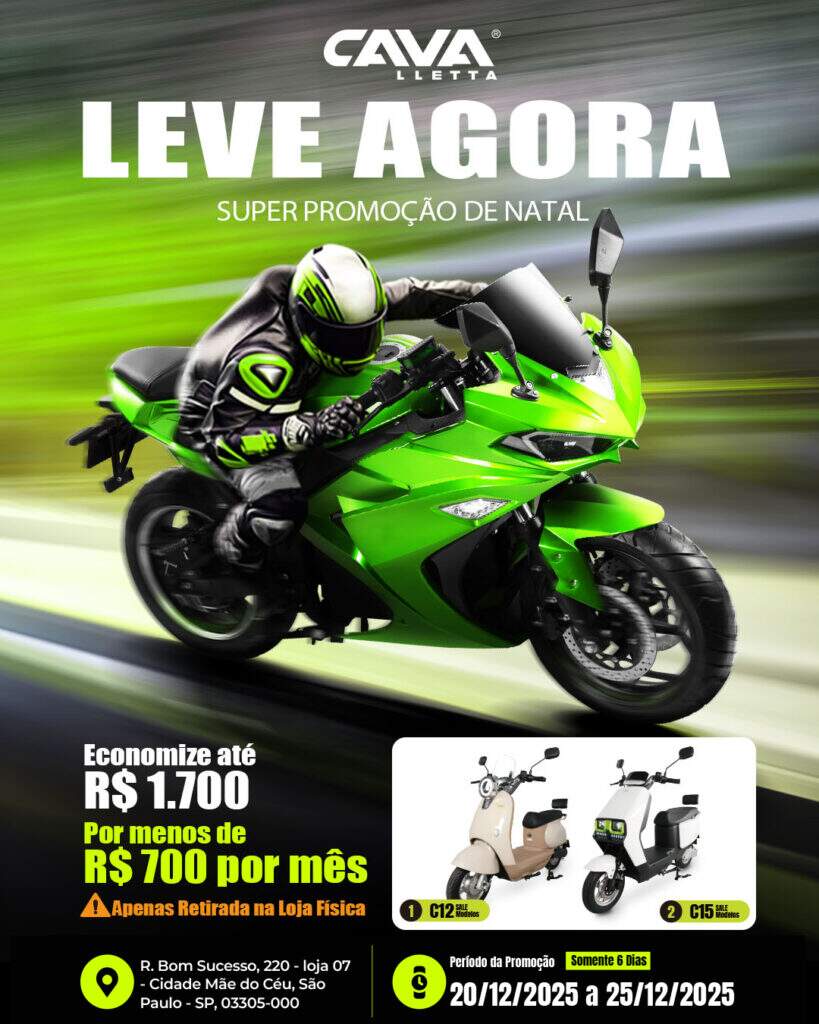 Promoção de Natal Cavalletta: parcelas a partir de R$700!