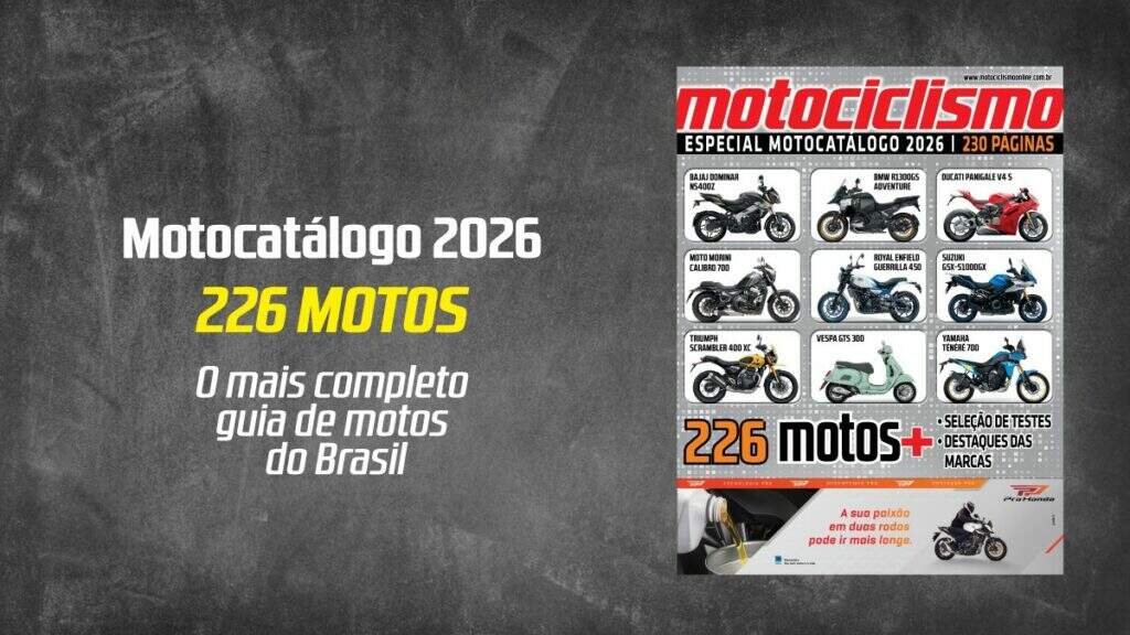 MOTOCICLISMO Motocatálogo 2026: consulte sem moderação o maior guia do motociclismo nacional