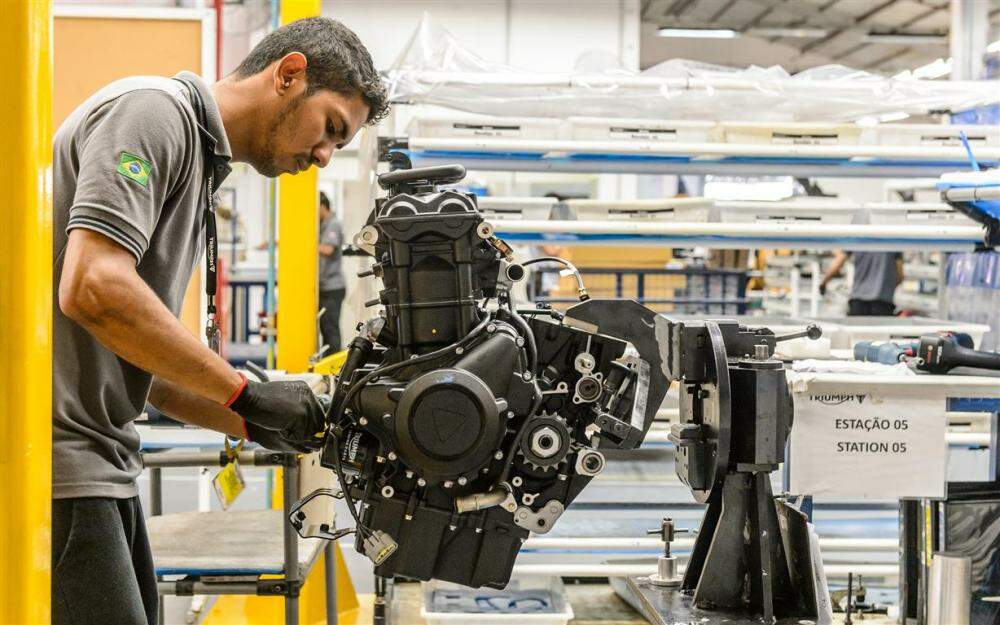 Produção de motos dispara em janeiro e atinge maior nível desde 2008