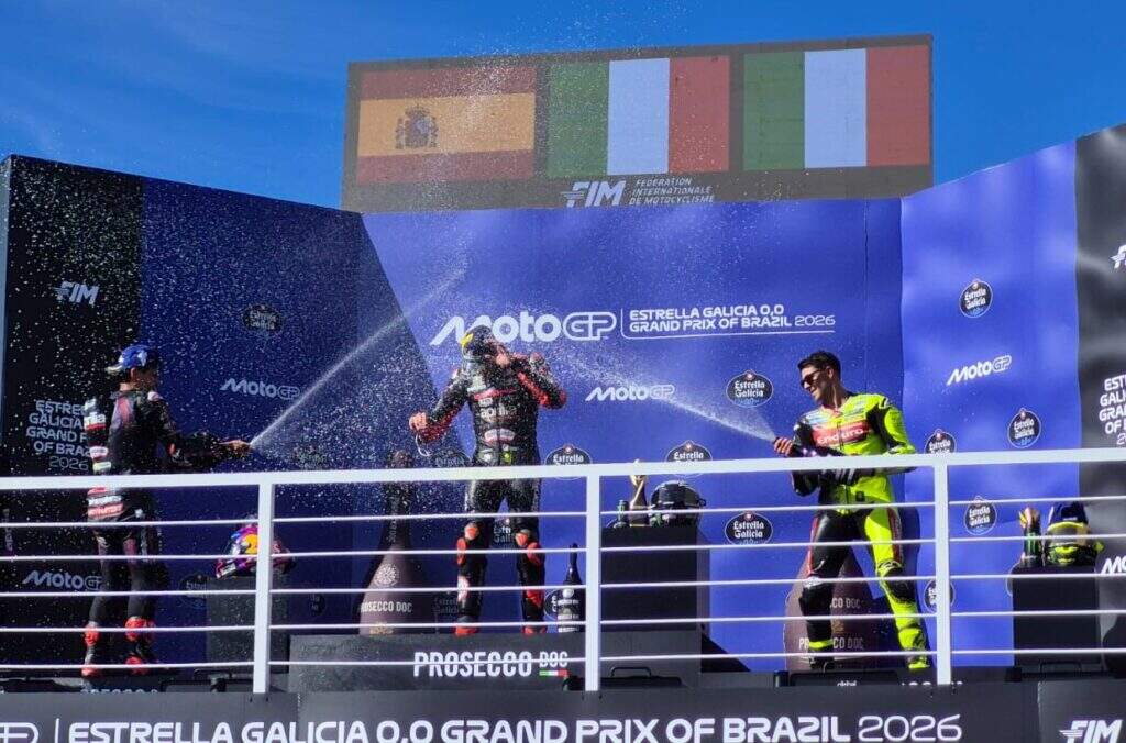 Bezzecchi vence GP do Brasil da MotoGP; Diogo Moreira é 13º