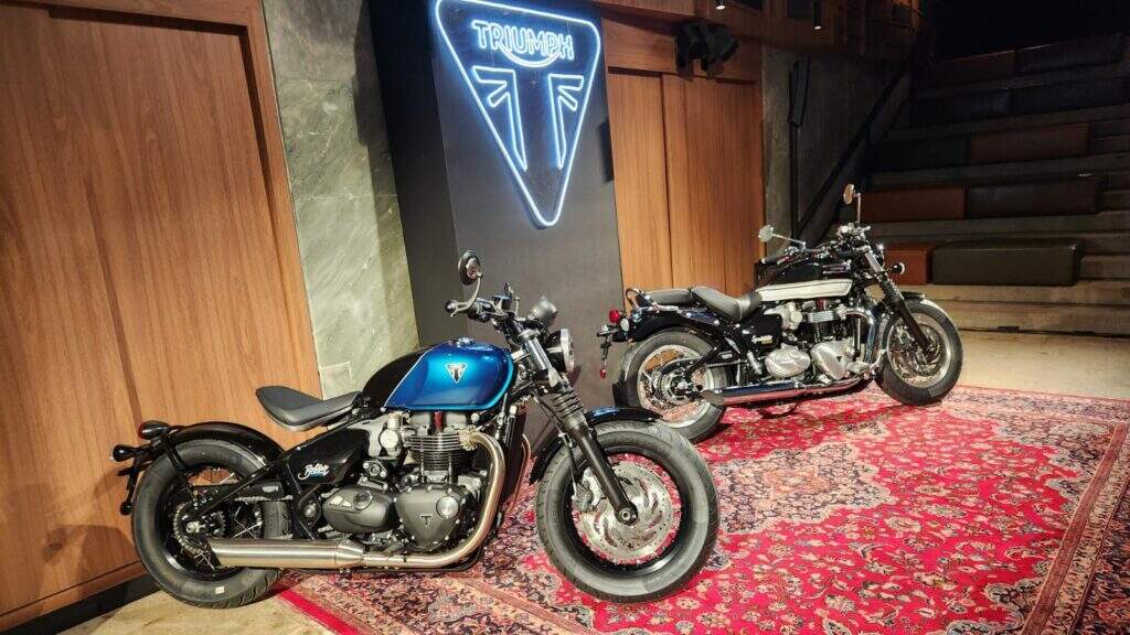 Triumph confirma novas Bonneville Bobber e Speedmaster no Brasil; detalhes e preços